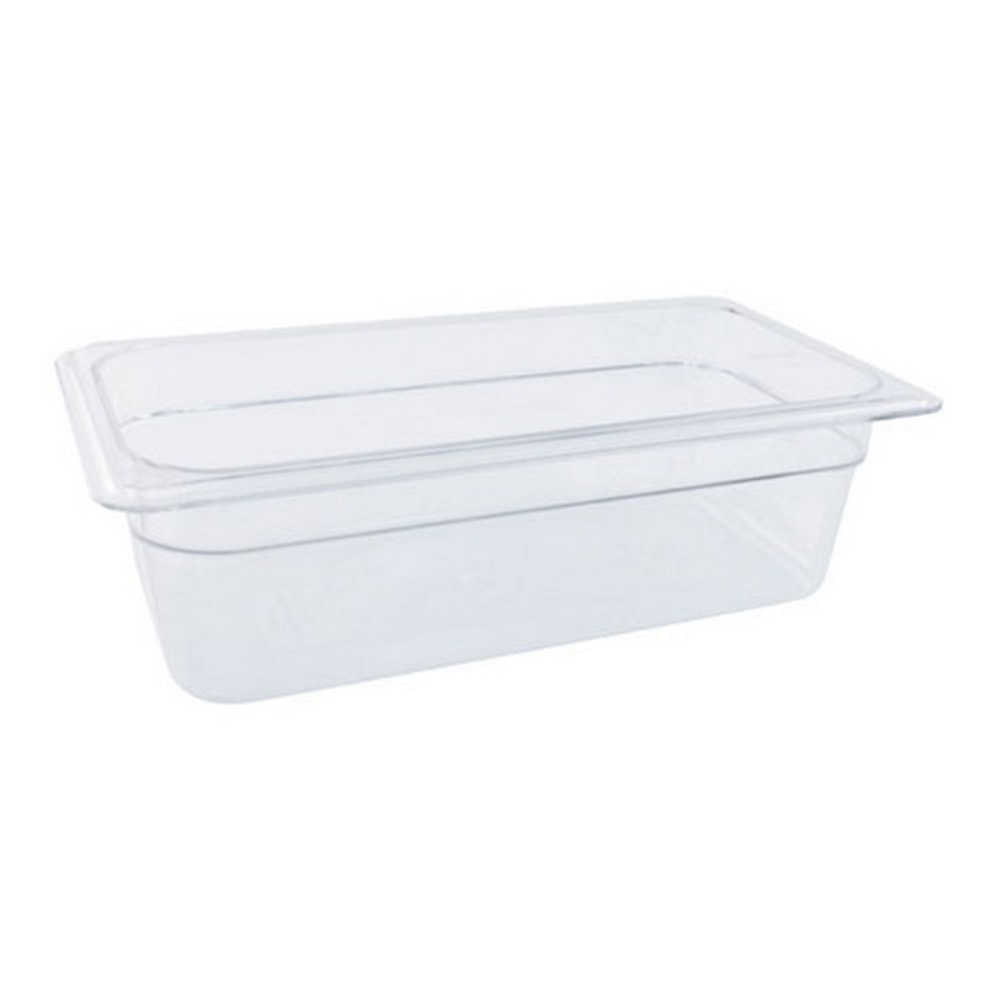 Cambro 1/3 Size Camwear Food Pan, 4in x 7in x 13in, Clear