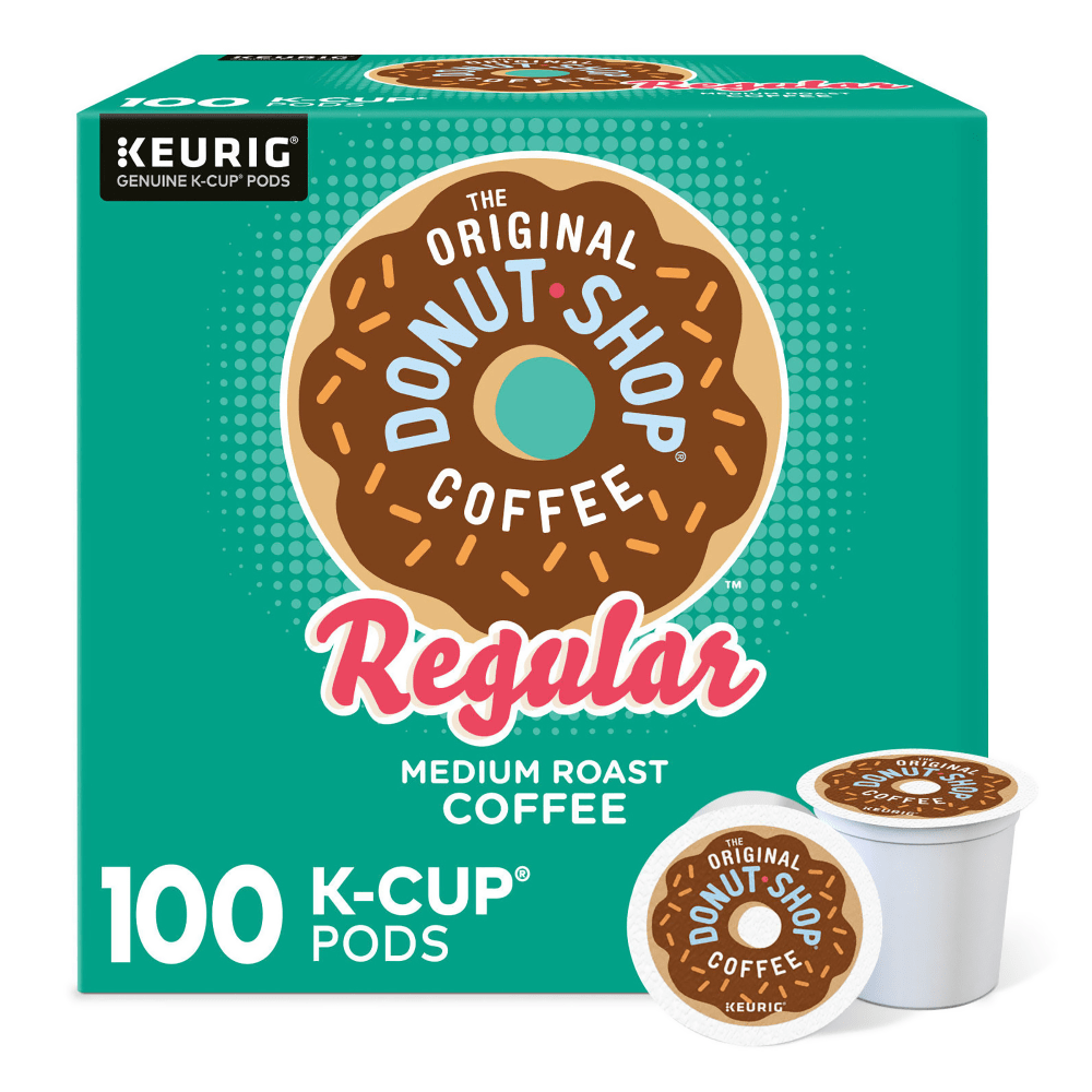 The Original Donut Shop Single-Serve Coffee K-Cup, Medium Roast, Classic, Carton Of 100