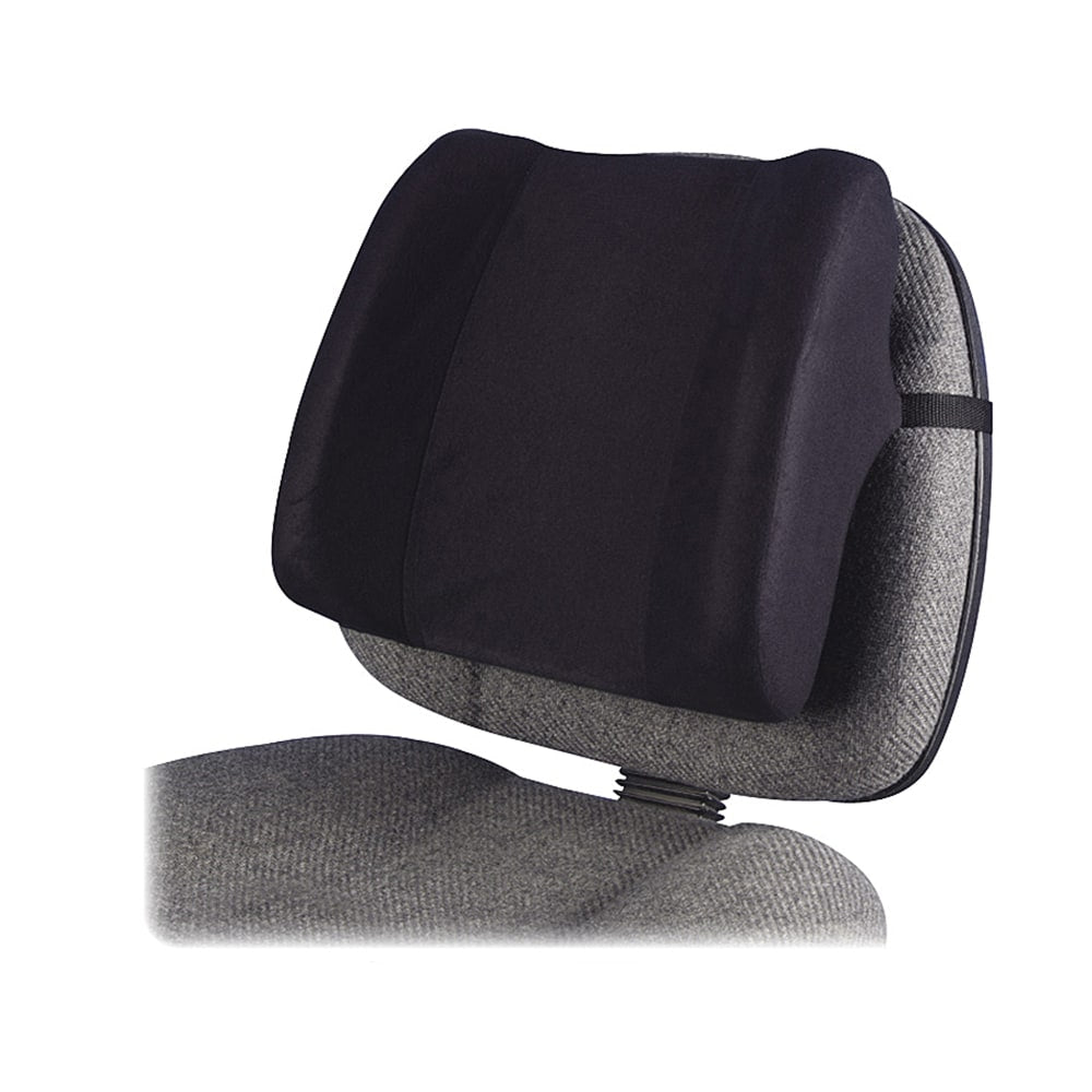 Fellowes High-Profile Backrest, 12inH x 13inW x 4inD, Black