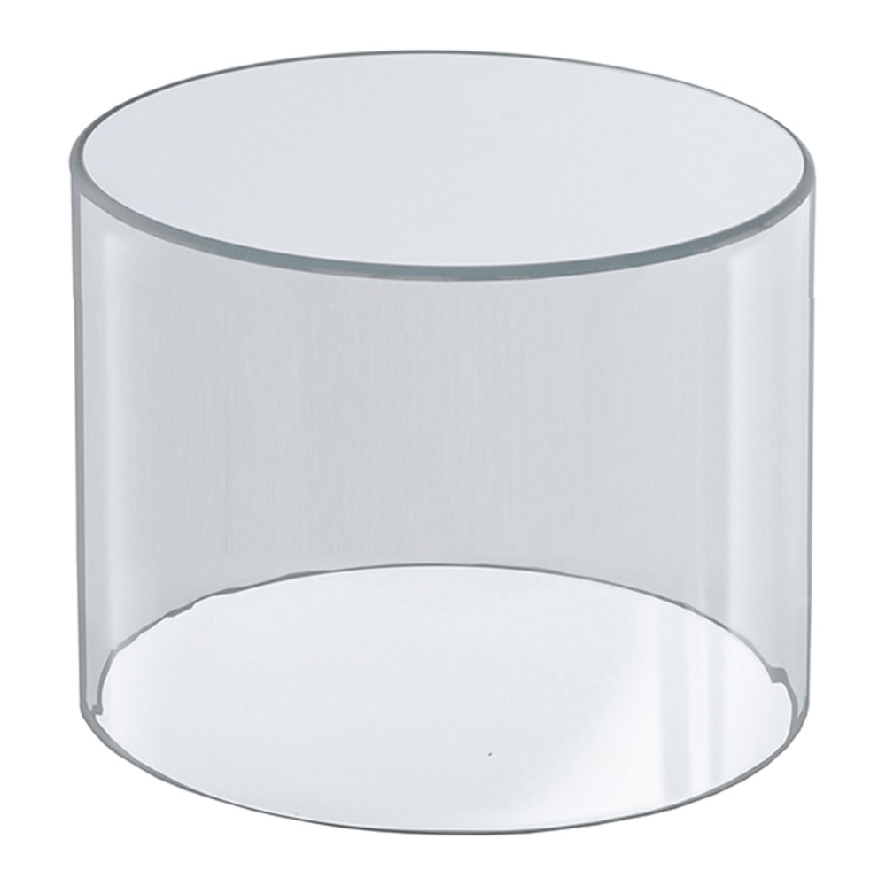 Azar Displays Deluxe 8in Display Cylinder, Medium Size, 8in x 8in, Clear