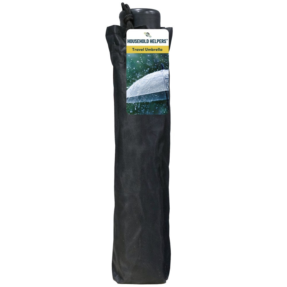 Household Helpers Manuel Travel Umbrella, Black