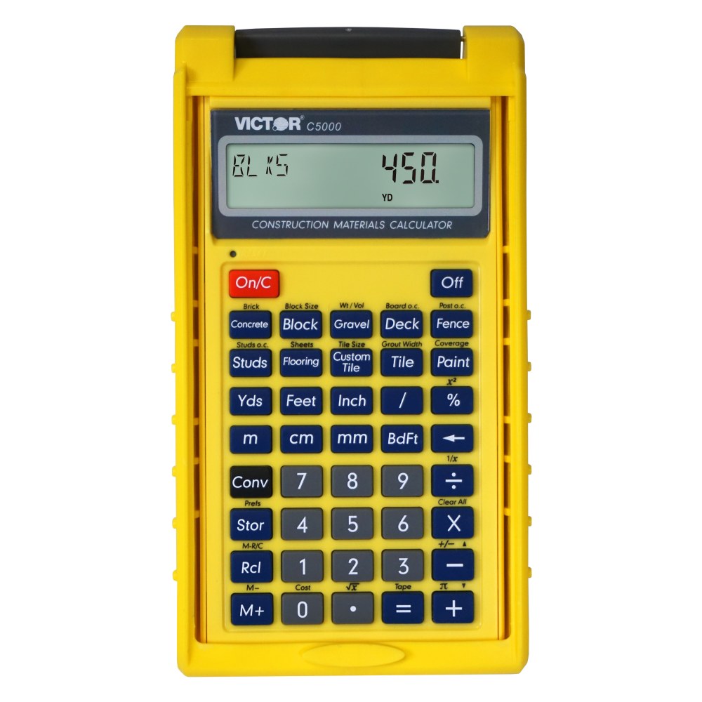 Victor C5000 Construction Materials Calculator With Protective Case