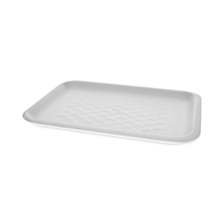 Supermarket Tray, #2S, 10.75 x 5.5 x 1.2, White, Foam, 500/Carton