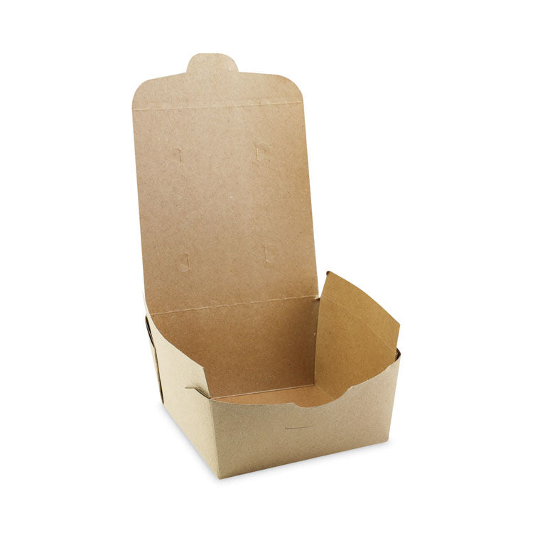 EarthChoice OneBox Paper Box, 37 oz, 4.5 x 4.5 x 2.5, Brown, 312/Carton