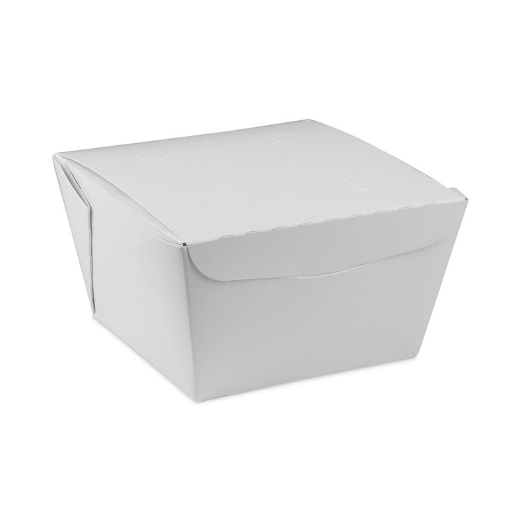 Earthchoice Onebox Paper Box, 46 Oz, 4.5 X 4.5 X 3.25, White, 200/carton