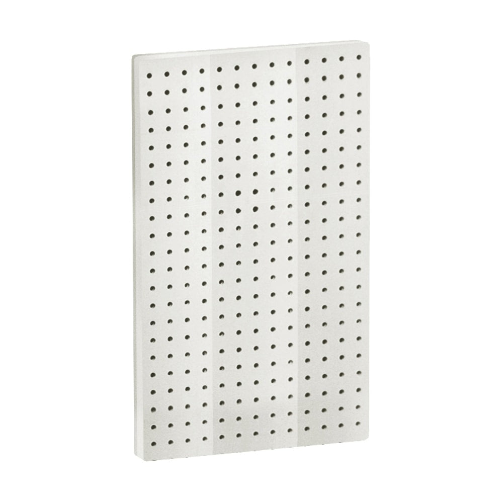 Azar Displays Pegboard Wall Panels, 22inH x 13-1/2inW x 7/8inD, White, Pack Of 2 Panels