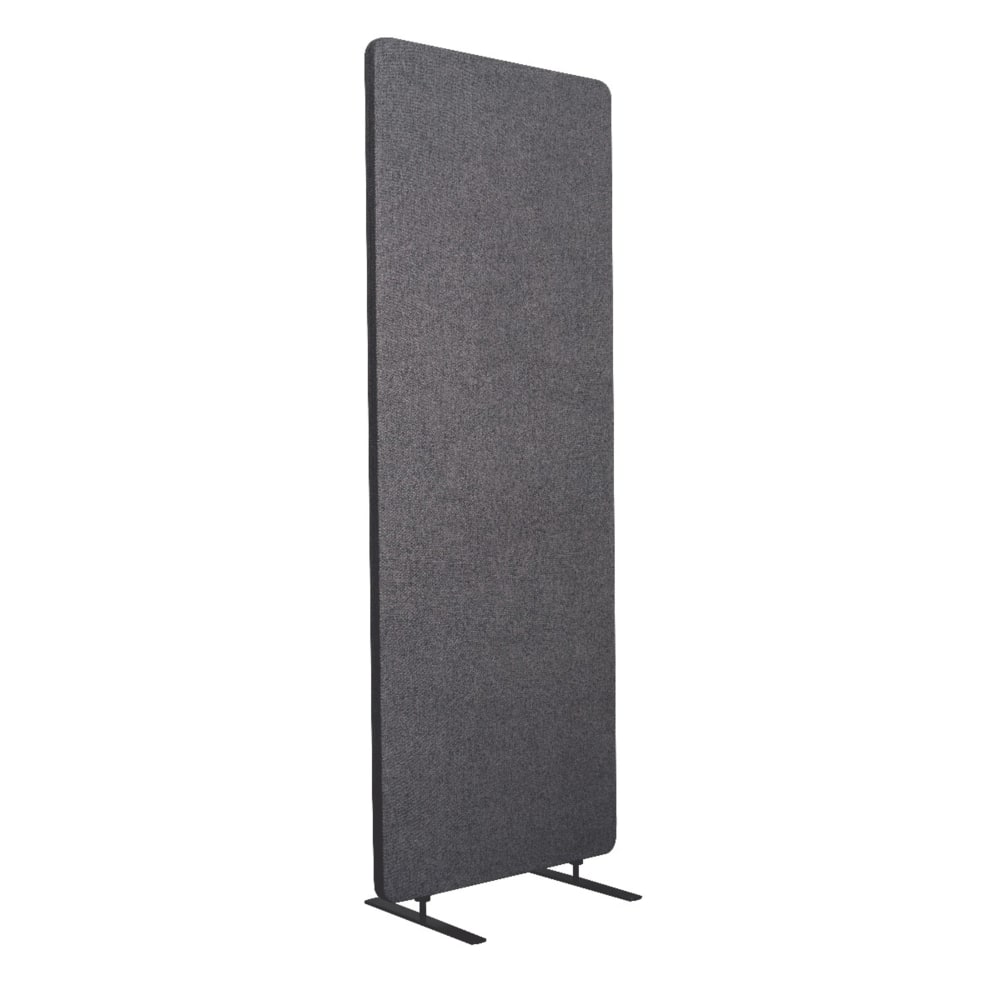 Luxor RECLAIM Acoustic Privacy Expansion Panel, 66inH x 24inW, Slate Gray