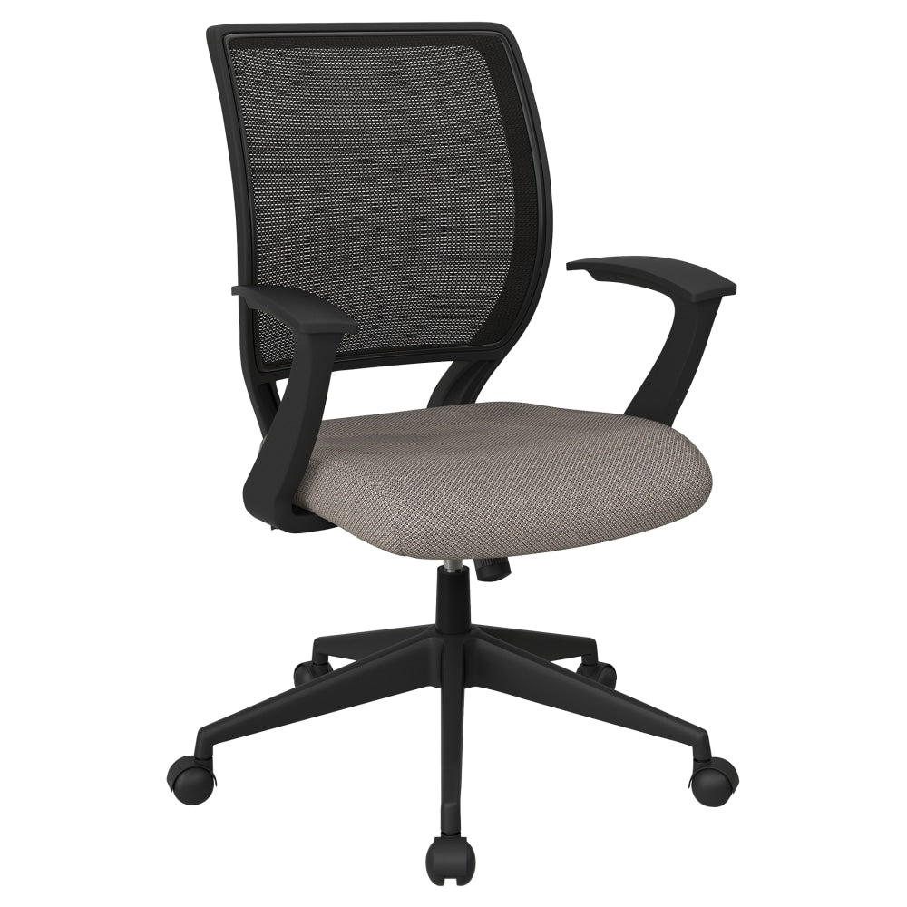 Office Star Work Smart Mesh Task Chair, Gold Dust/Black