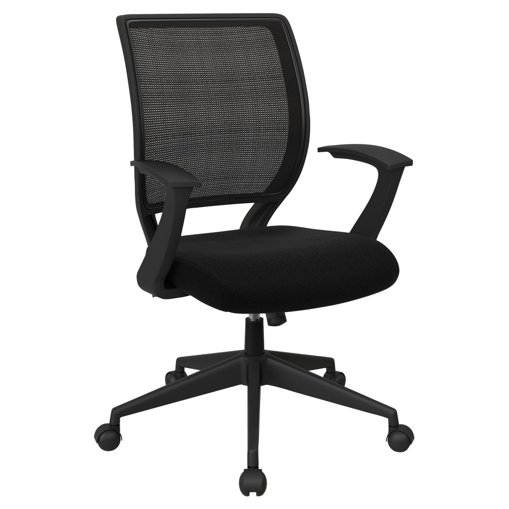 Office Star Work Smart Mesh Task Chair, Jet/Black