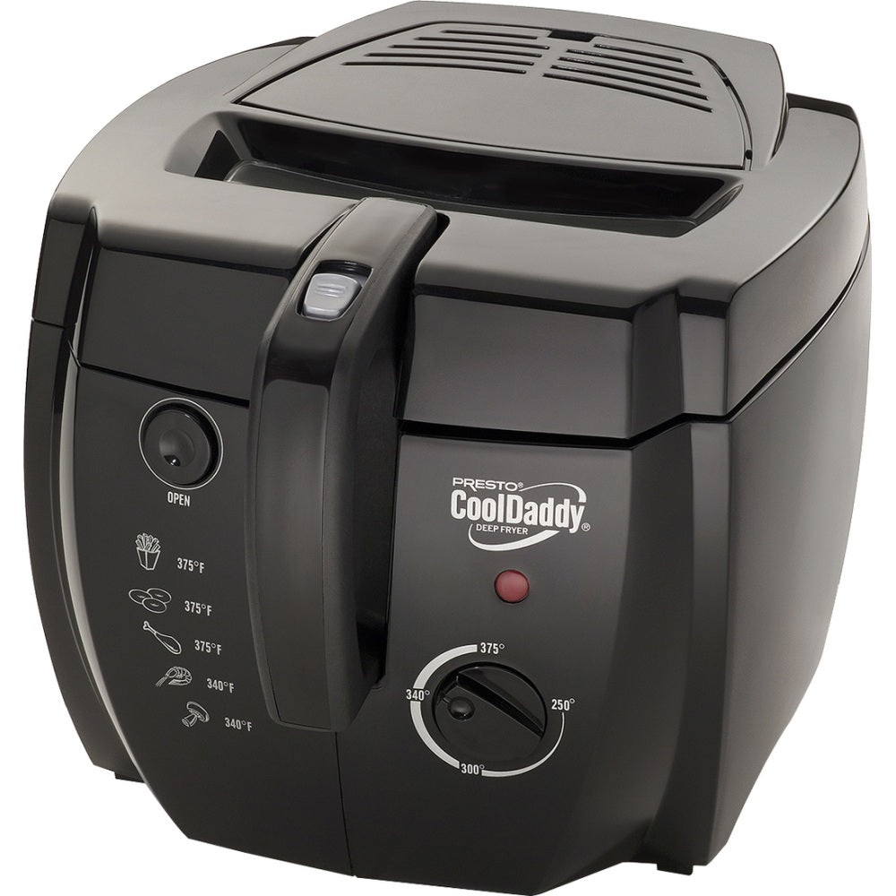 Presto CoolDaddy 2.01-Quart Deep Fryer, Black