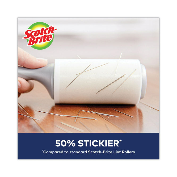 50% Stickier Lint Roller, 48 Sheets/Roll