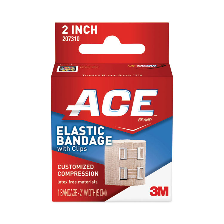 Elastic Bandage With E-Z Clips, 2 X 50
