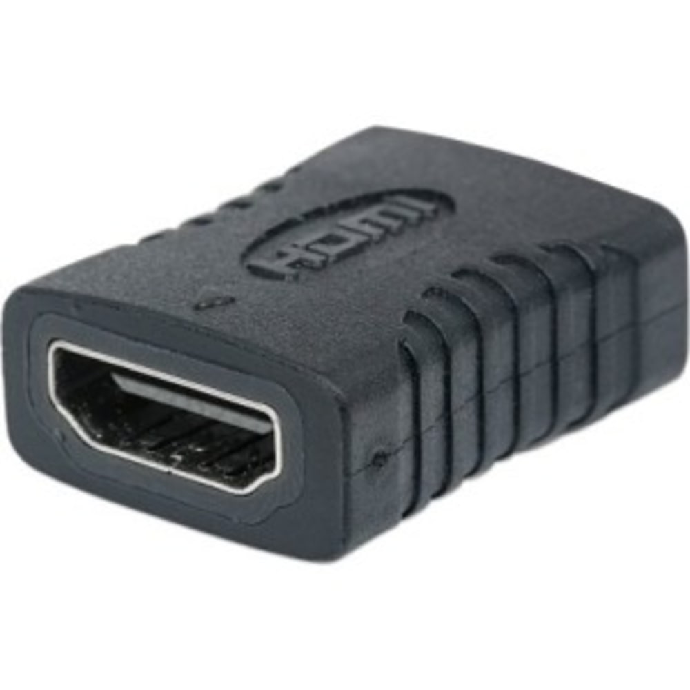 Manhattan HDMI A Female to A Female, Straight Connection - 1 x HDMI (Type A) Female Digital Audio/Video - 1 x HDMI (Type A) Female Digital Audio/Video - Black