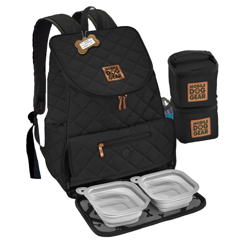 Overland Dog Gear Weekender Backpack, Black