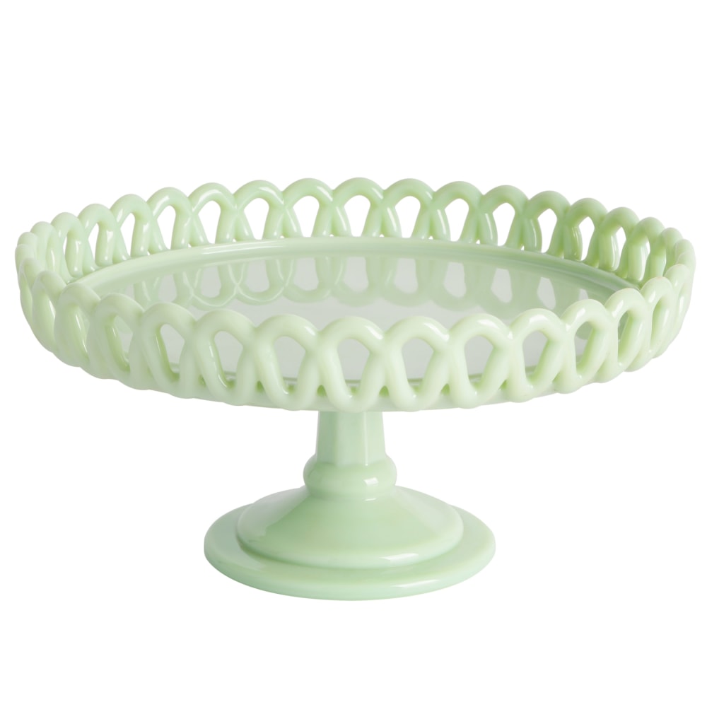 Martha Stewart Highbrook Cake Stand, 9-11/16in, Mint