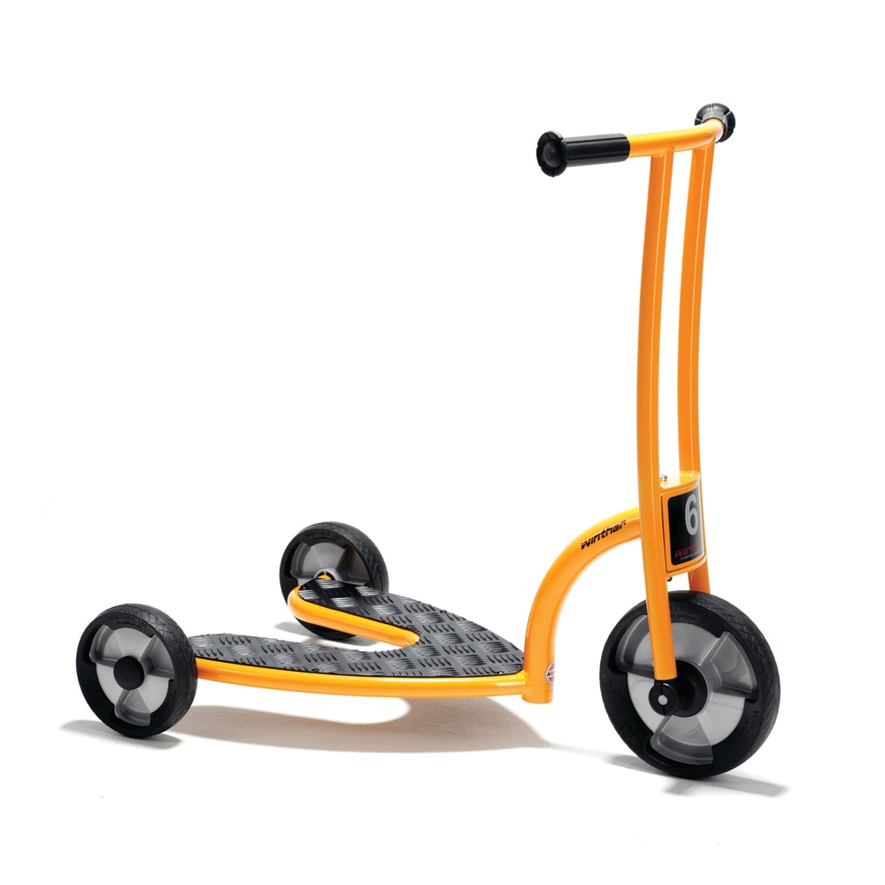 Winther Circleline Safety Roller Scooter, 30 3/4inH x 18 15/16inW x 31 15/16inD, Orange
