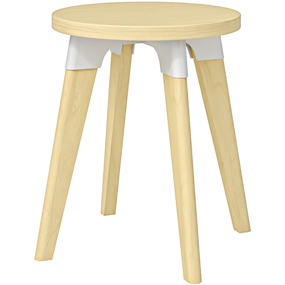 Safco Resi End Table, 17-1/2inH x 14inW x 14inD, Natural