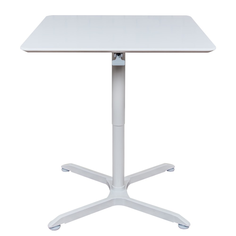 Luxor Square Cafe Table, 42-7/16inH x 32inW x 32inD, White