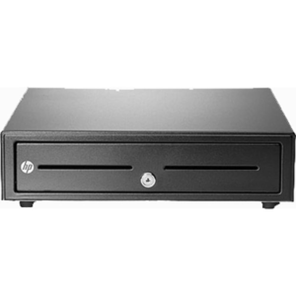 HP Cash Drawer - 2 Media Slot - 3 Lock PositionPrinter Driven - Black - 4.3in Height x 16.3in Width x 16.2in Depth