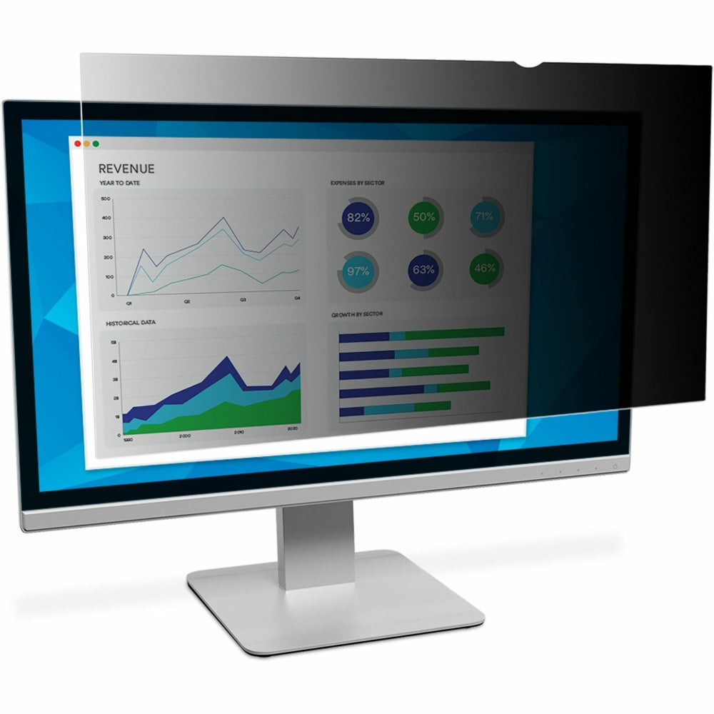 3M Privacy Filter for 34in Full Screen Monitor, 21:9, PF340W2E - For 34in Widescreen LCD Monitor - 21:9 - Scratch Resistant, Fingerprint Resistant, Dust Resistant - Anti-glare