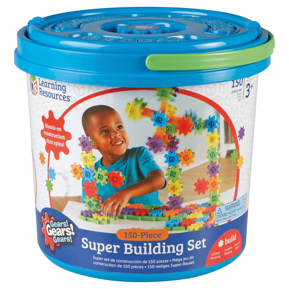 Learning Resources Gears! Gears! Gears! Super Building Set, Pre-K - Grade 5