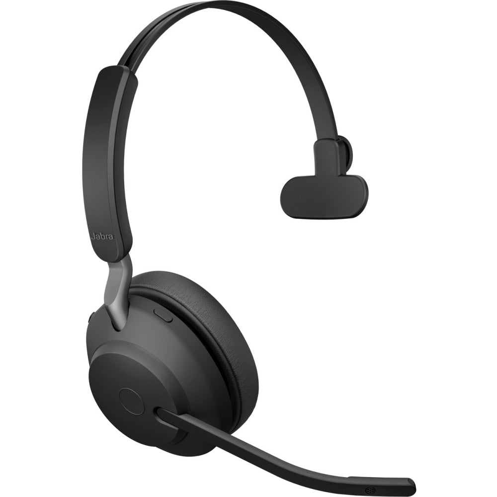 Jabra Evolve2 65 Headset - Mono - USB Type A - Wireless - Bluetooth - Over-the-head - Monaural - Supra-aural - Black