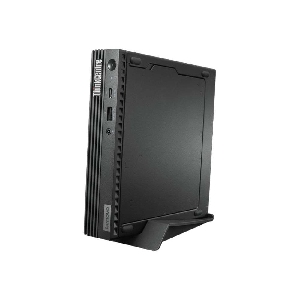 Lenovo Tiny VI Vertical Stand - System desk stand - black - for ThinkCentre M70q Gen 2; M70q Gen 3; M75q Gen 2; M80q Gen 3; M90a Gen 3; ThinkStation P360