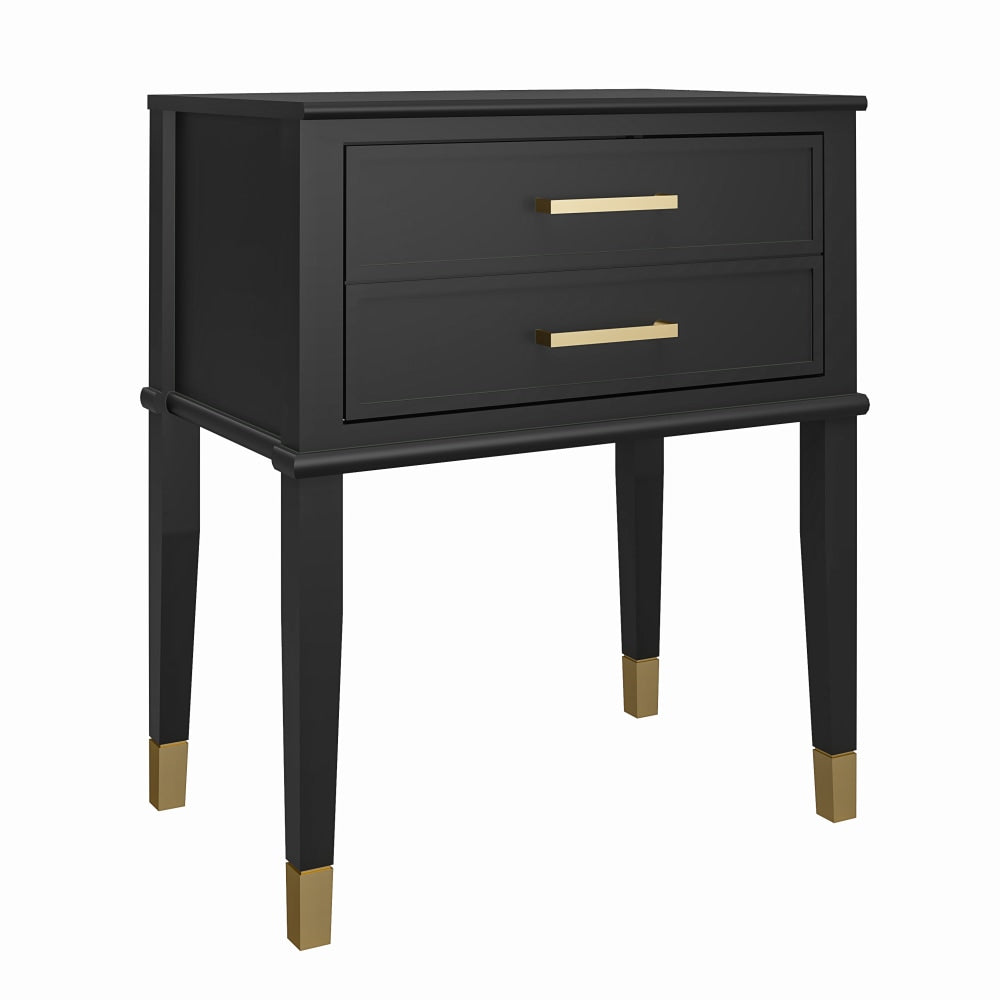 Ameriwood Home Westerleigh End Table, 28inH x 23-5/8inW x 15-5/8inD, Black
