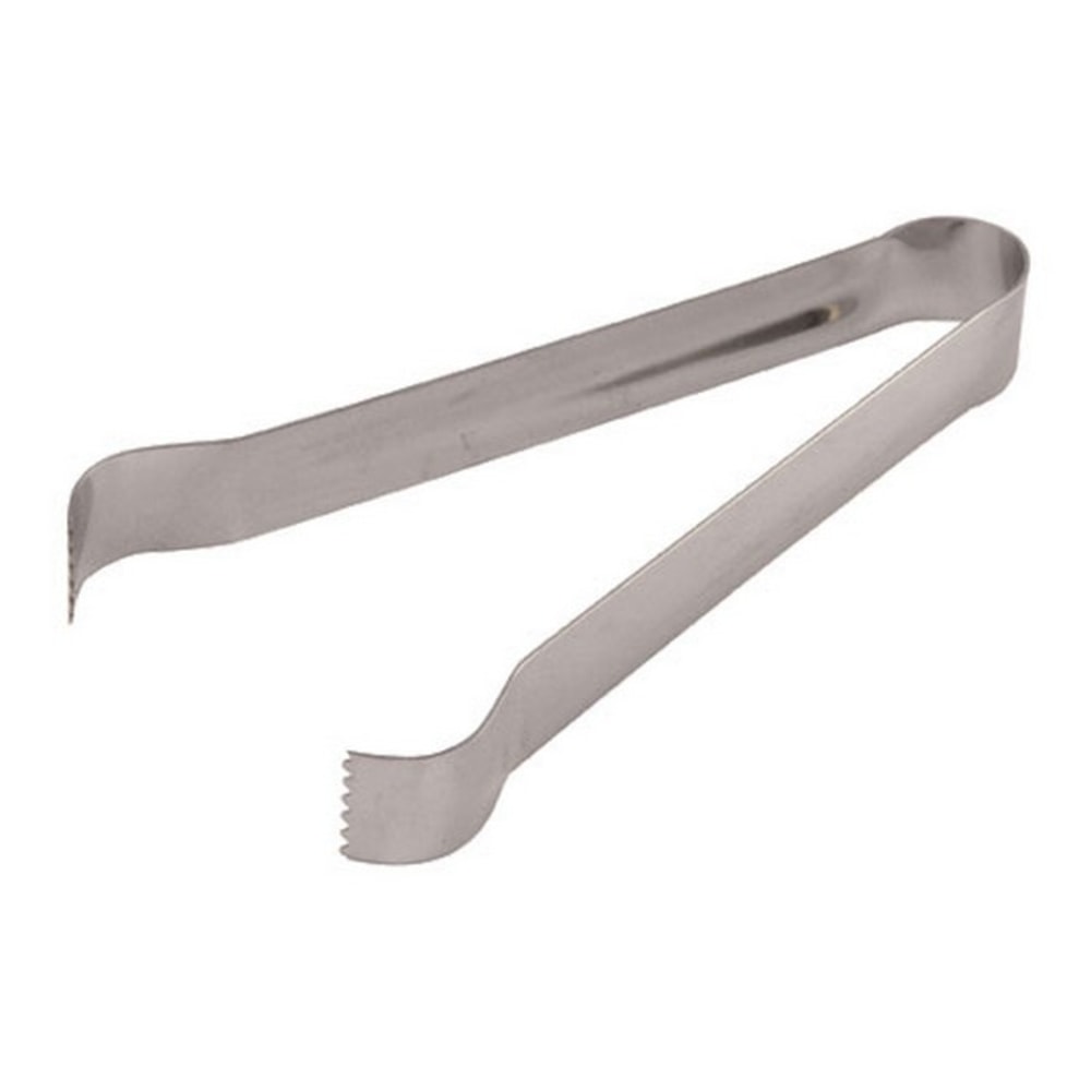 Tablecraft Stainless-Steel Pom Tongs, 6in, Silver