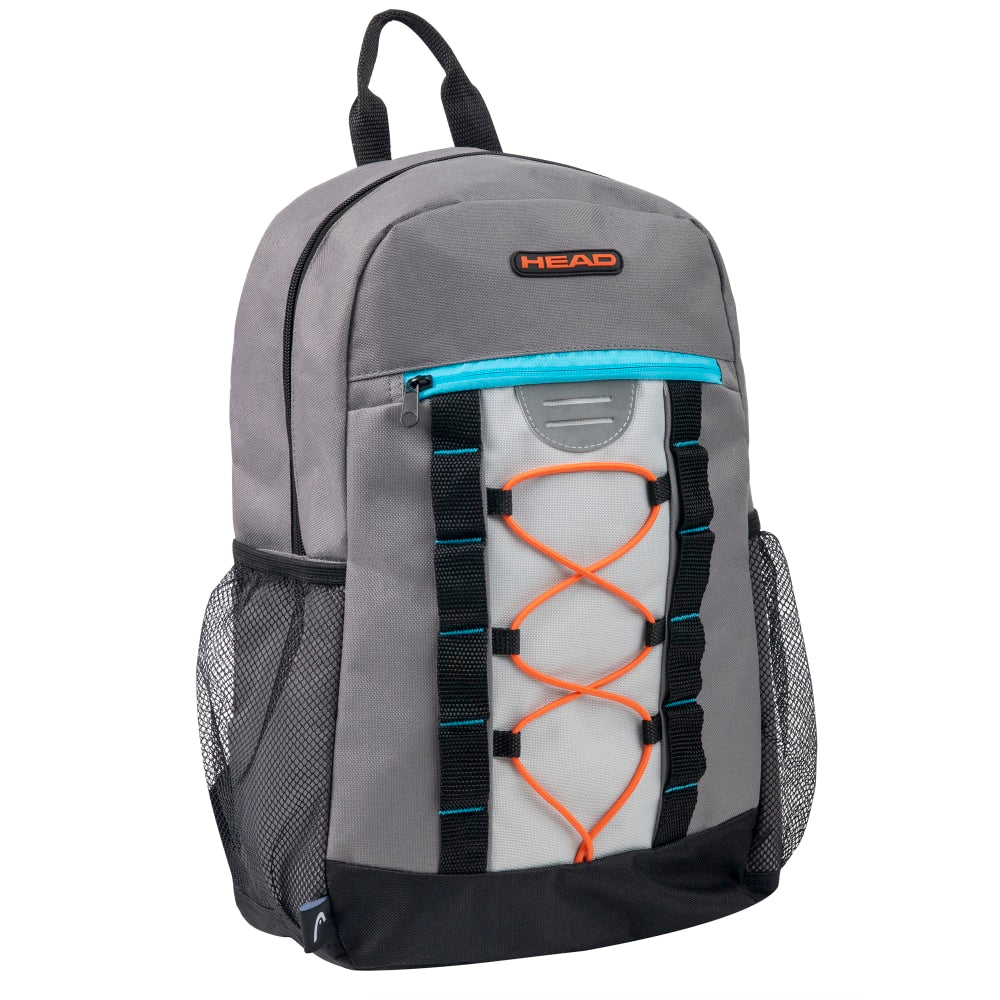 HEAD Bungee Backpack With Reflective Patch, Gray
