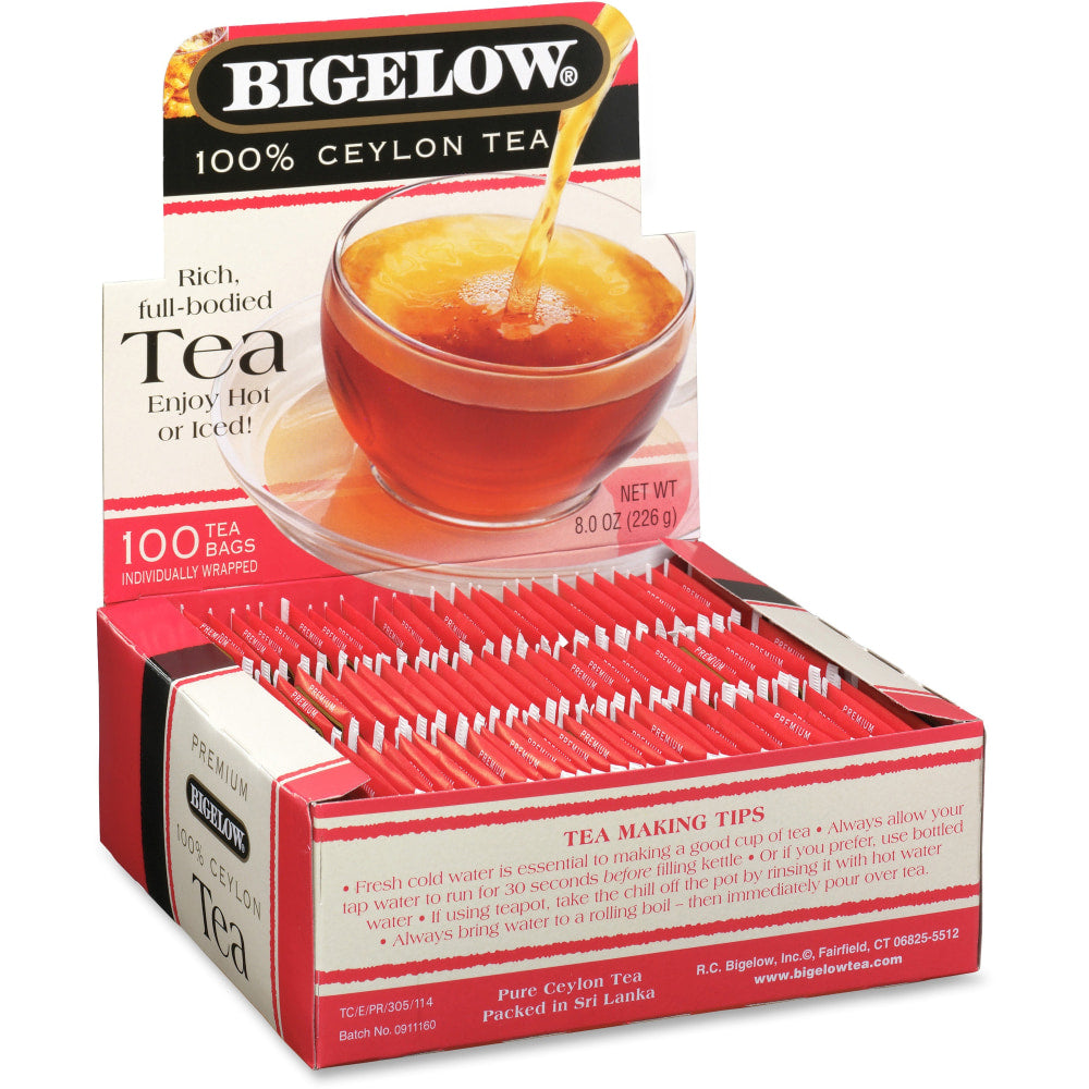 Bigelow Premium Blend Ceylon Tea Bags, Box Of 100