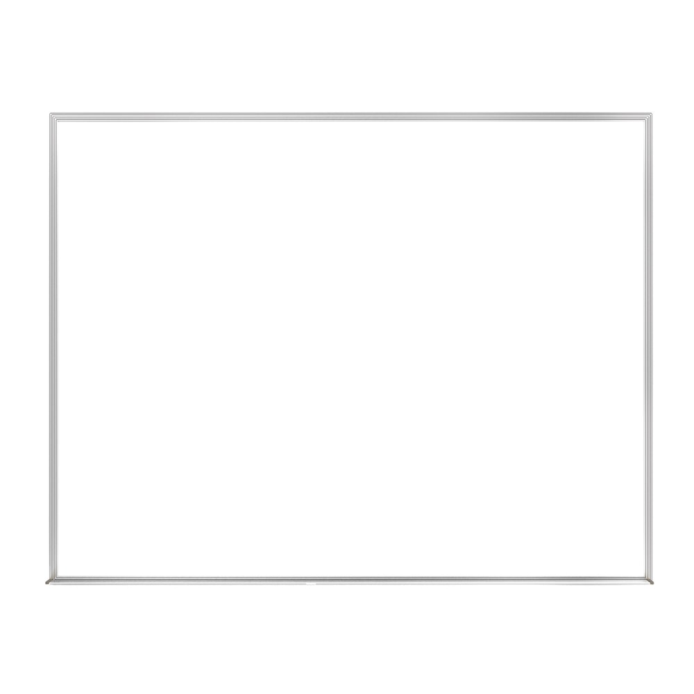Ghent M2 Non-Magnetic Dry-Erase Whiteboard, 18in x 24in, Satin Aluminum Frame