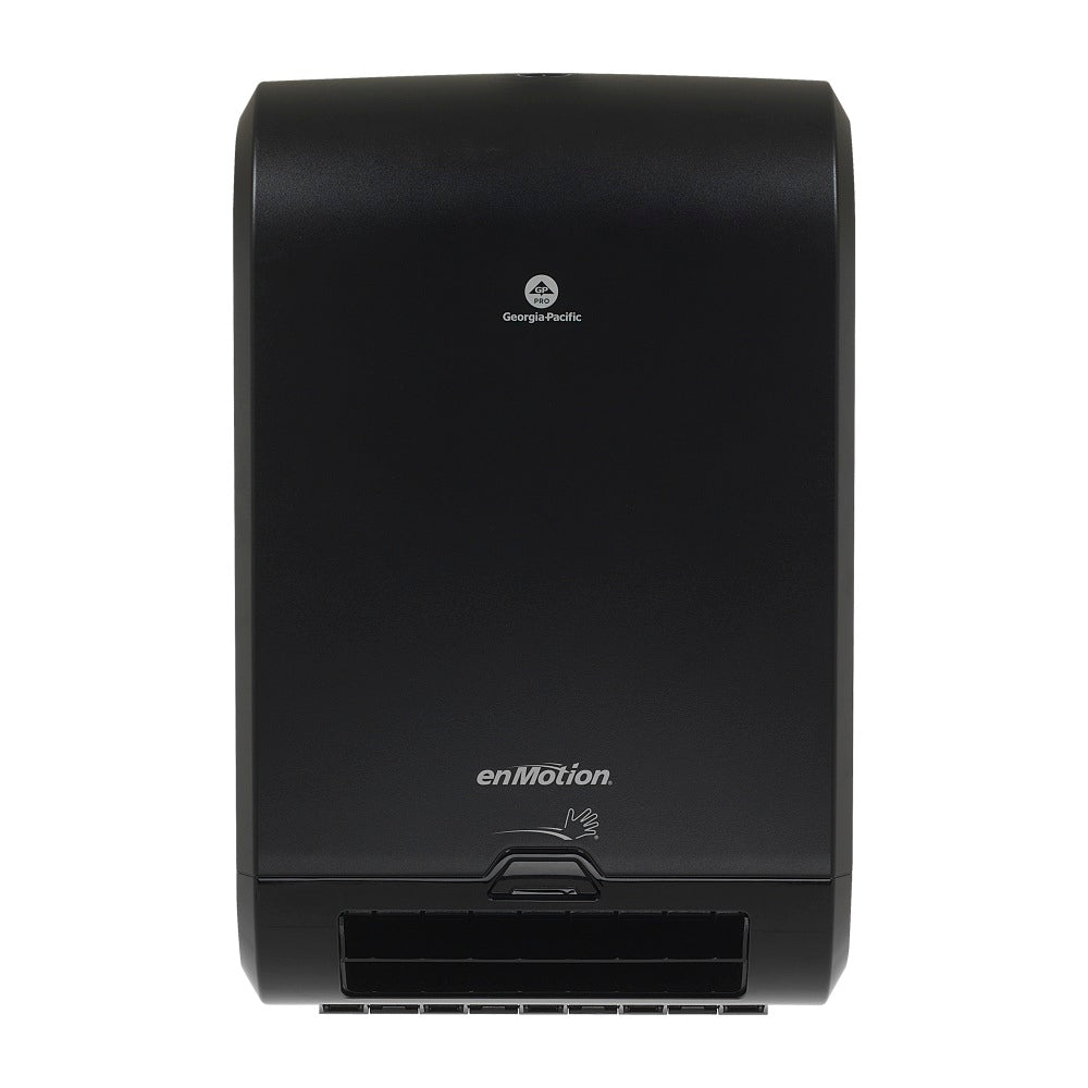 enMotion Flex by GP PRO, Automated Touchless Paper Towel Dispenser, 59762, 13.32in x 8.16in x 20.83in, Black, 1 Dispenser