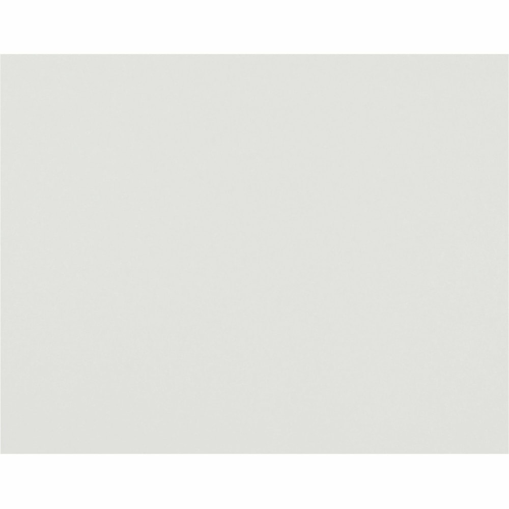 Pacon Peacock Horizontal Railroad Board, 22in x 28in, 4-Ply, White, Carton Of 50 Sheets