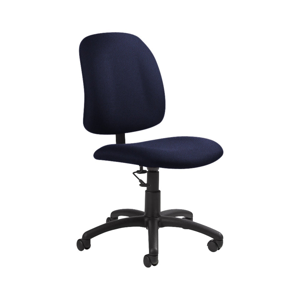 Global Goal Low-Back Task Chair, 39inH x 20 1/2inW x 24 1/2inD, Midnight/Black