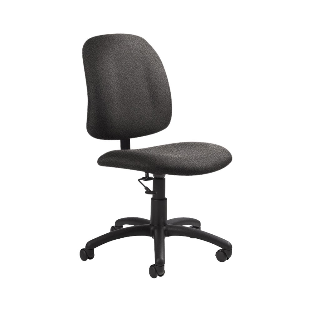 Global Goal Low-Back Task Chair, 39inH x 20 1/2inW x 24 1/2inD, Slate/Black