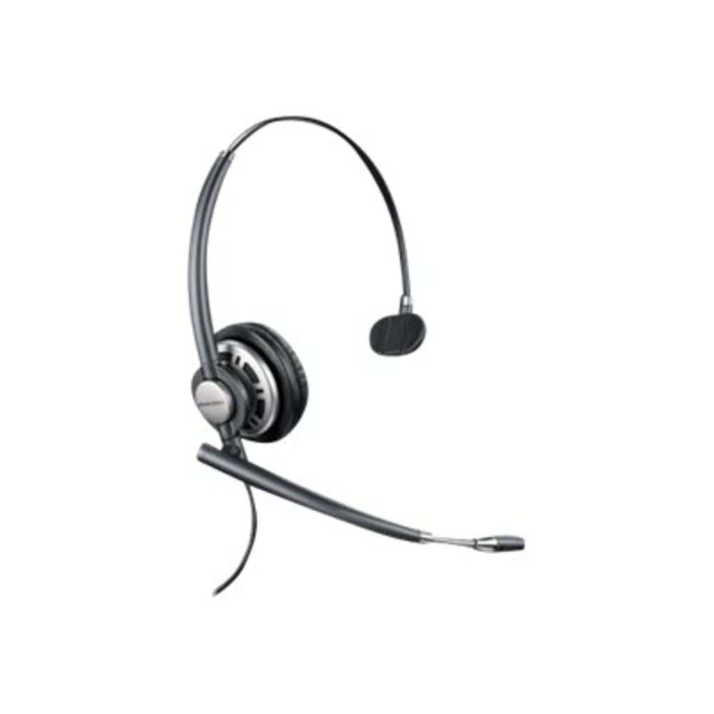 Plantronics EncorePro HW710 Monaural Over-The-Head Customer Service Headset, 78712-101, Gray