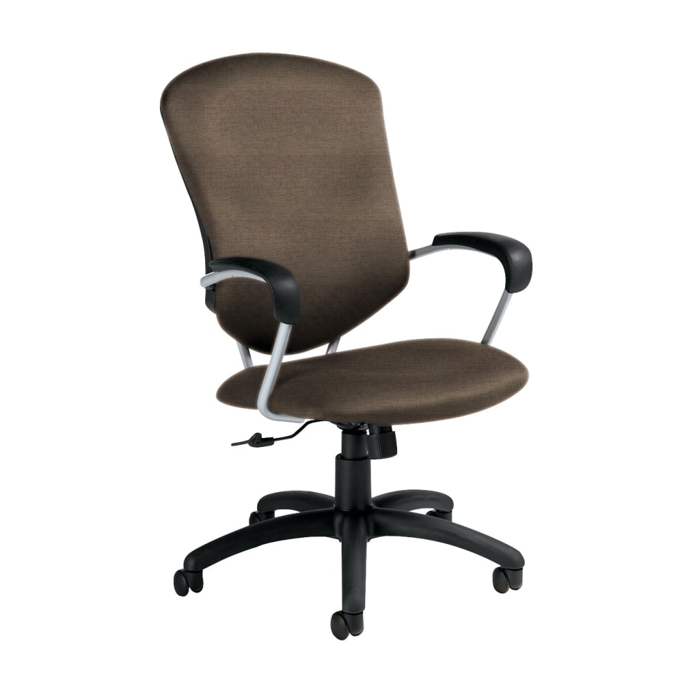 Global Supra Tilter Chair, High-Back, 42inH x 26inW x 27inD, Earth/Black
