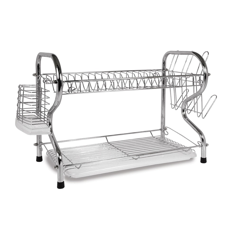 Better Chef 2-Level Dish Rack, 16in, Chrome
