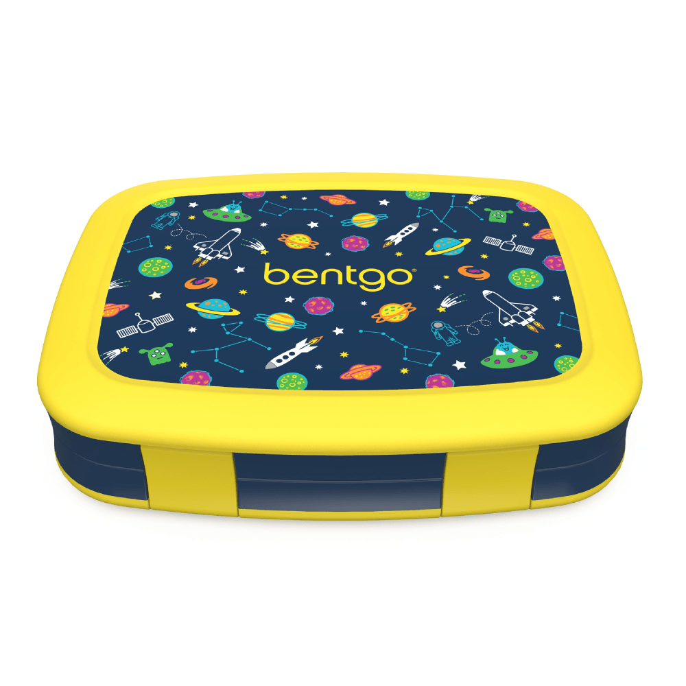 Bentgo Kids Lunch Box, 2inH x 6-1/2inW x 8-1/2inD, Space
