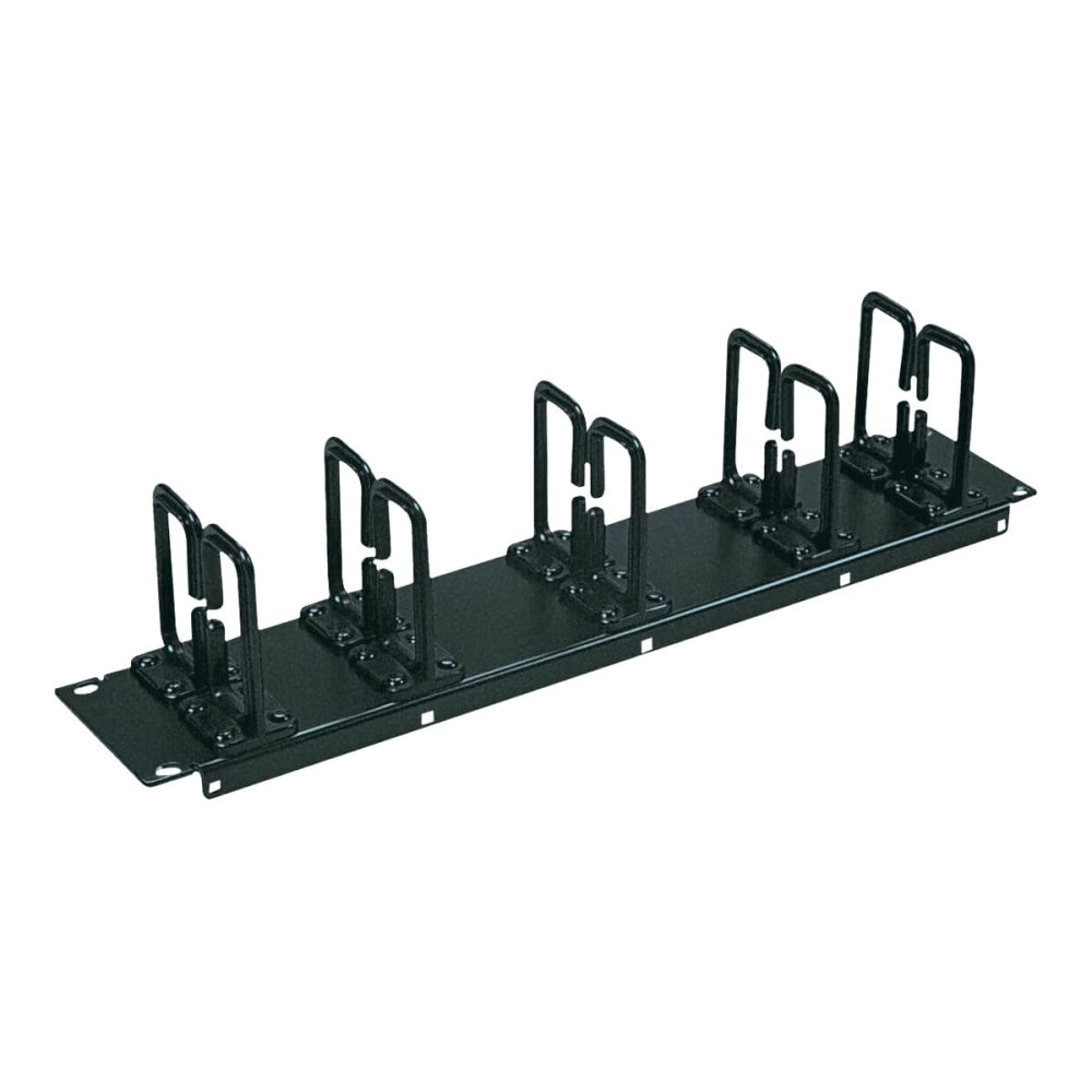 Tripp Lite Rack Enclosure Cabinet Horizontal Cable Ring Flexible 2URM - Rack cable management kit - black - 2U - 19in
