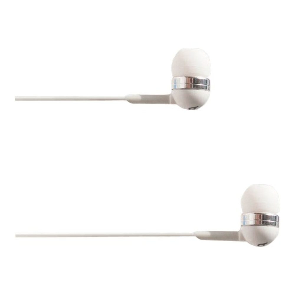 4XEM Earbud Headphones, White