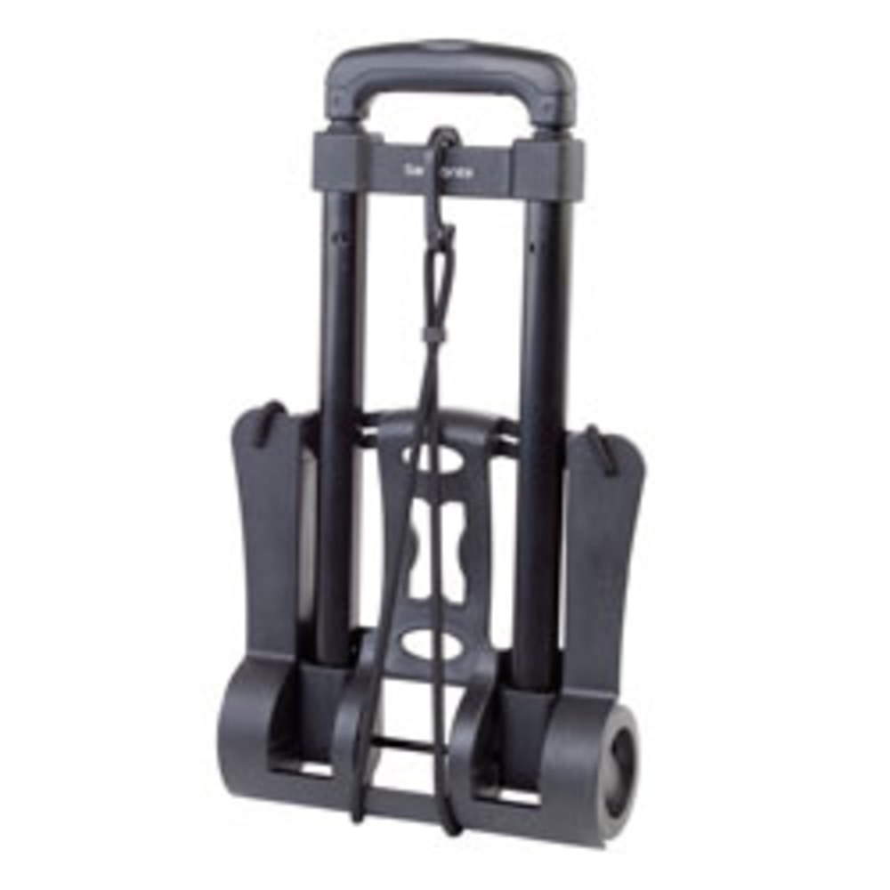 Samsonite Compact Folding Luggage Cart, 70 Lb. Capacity, 37inH x 10inW x 12inD, Black