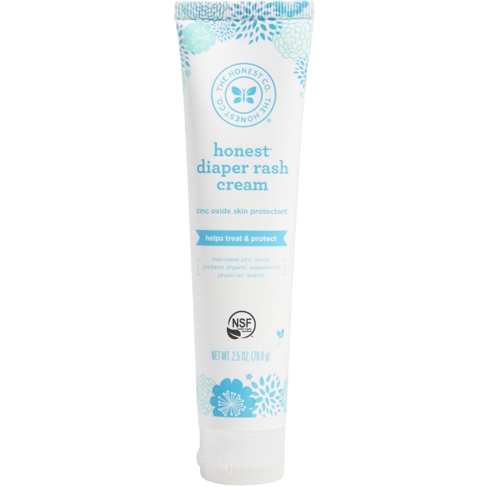 The Honest Company Unscented Diaper Rash Cream, 2.5 Oz, Unscented