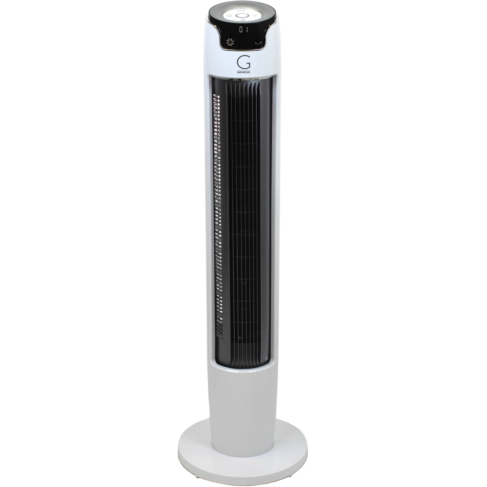Genesis G5 Tower Fan, 43inH x 11inW x 10inD, White