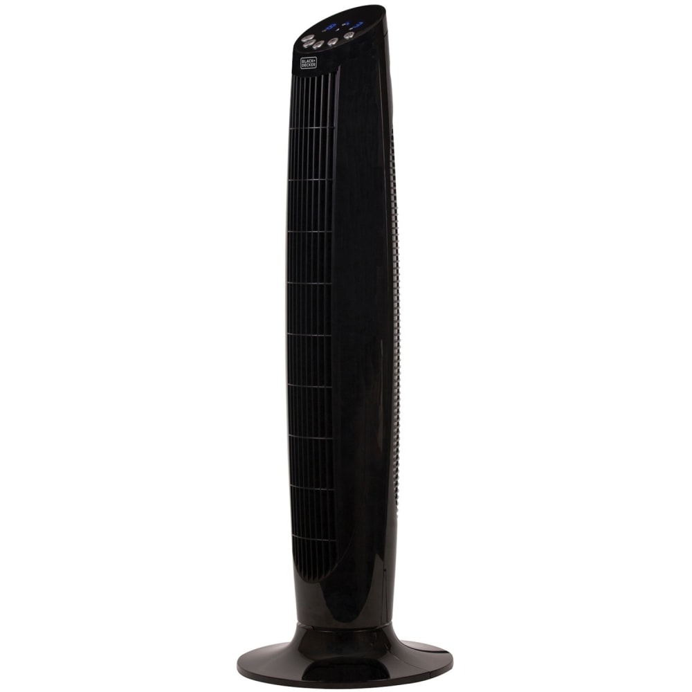 Black+Decker 36 In. Digital Tower Fan With Remote - 3 Speed - Oscillating, Timer-off Function - 35.9in Height x 11.8in Width x 11.8in Depth