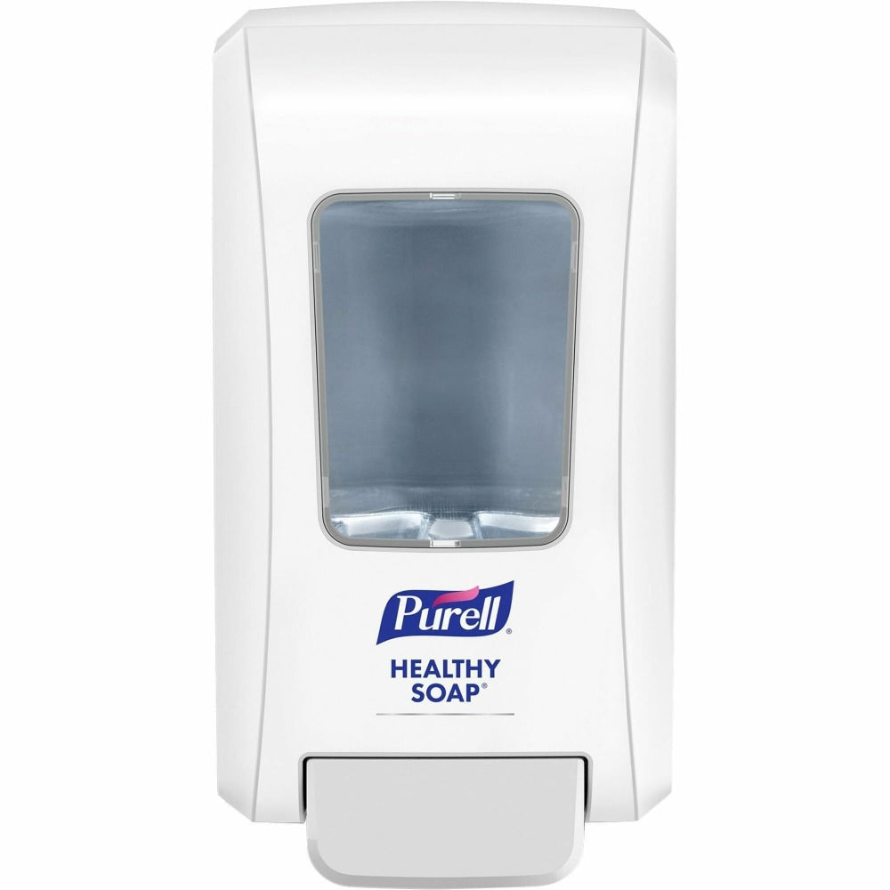 PURELL FMX-20 Foam Soap Dispenser - Manual - 2.11 quart Capacity - Site Window, Locking Mechanism, Durable, Wall Mountable, Rugged - White - 6 / Carton