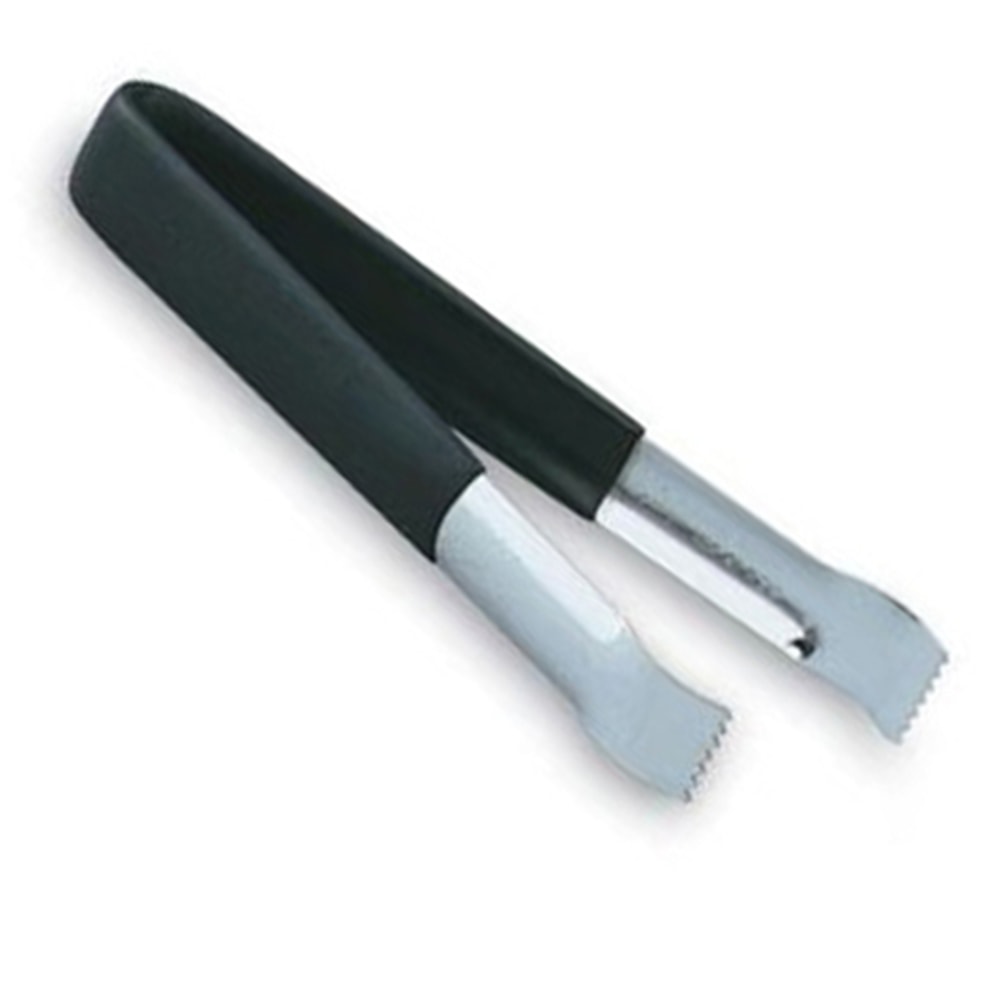 Vollrath 12in Kool-Touch Pom Tongs With Antimicrobial Protection, Black