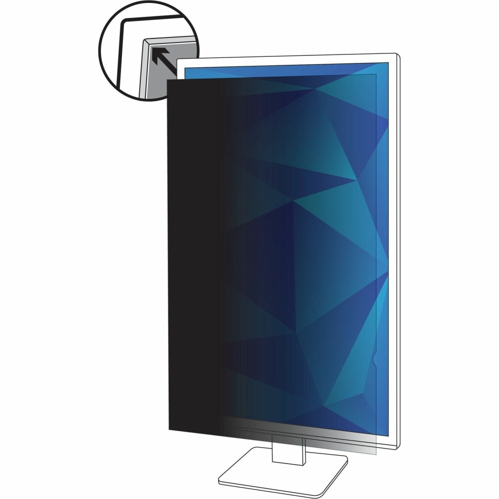 3M Privacy Filter for 21.5in Portrait Monitor, 16:9, PF215W9P - For 21.5in Widescreen LCD Monitor - 16:9 - Scratch Resistant, Fingerprint Resistant, Dust Resistant - Anti-glare