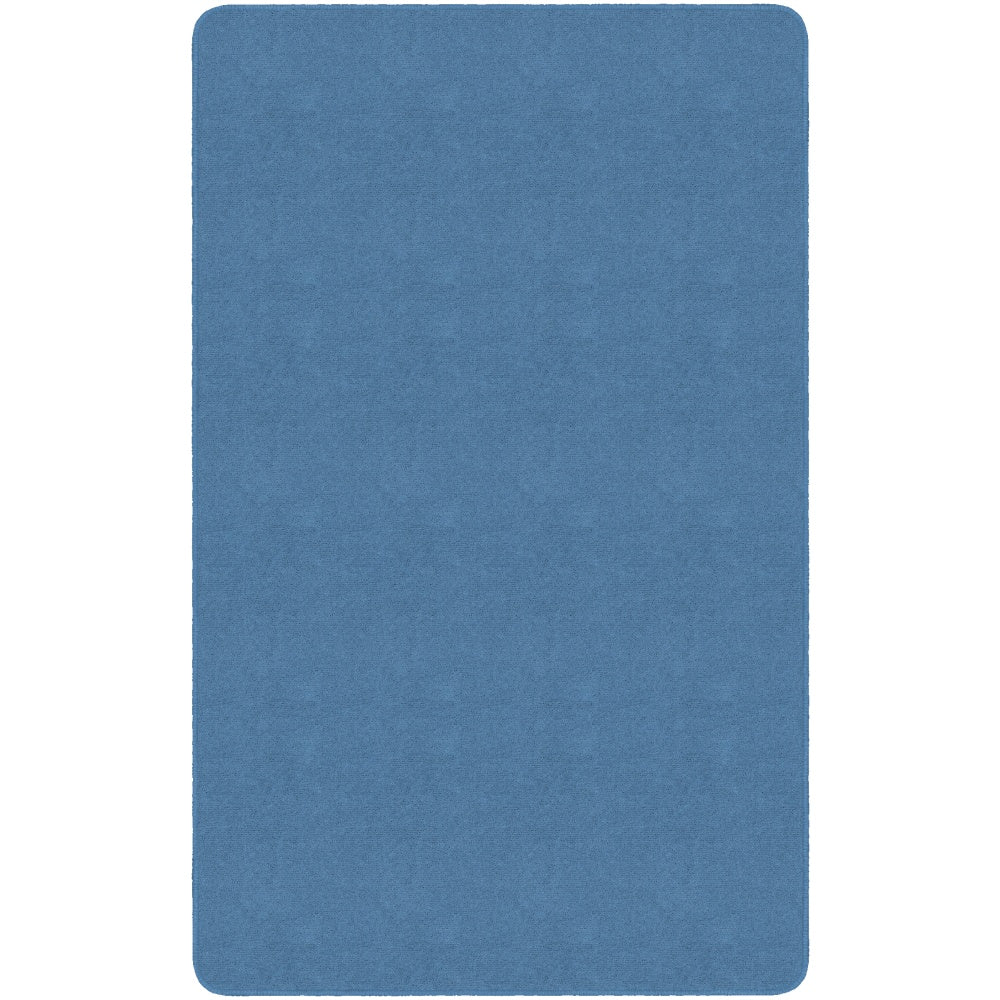 Flagship Carpets Americolors Rug, Rectangle, 6ft x 9ft, Blue Bird